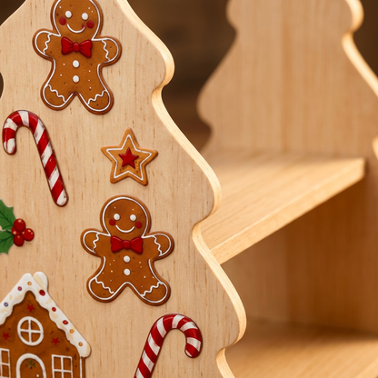 Wood and decoration close-up